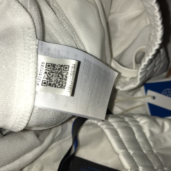 Adidas Chile 62 Ultra Wide Leg Pants White On White NWT - Picture 9 of 12